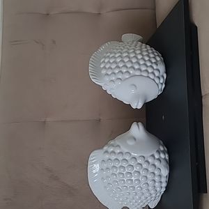 Set  of  2 Sagebrook Home 14081 - 01 , 10,5 ". Ceramic  Fish  Figurine  #44,